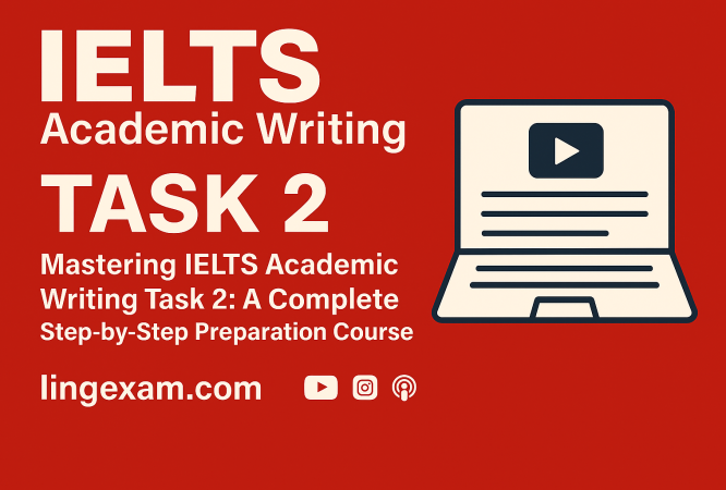 Unlock the skills to write high-scoring IELTS Academic Task 2 essays with confidence. This course offers a complete, step-by-step system to help you master every aspect of essay writing — from understanding the question to crafting a powerful conclusion. Learn the key strategies used by Band 9 candidates, avoid common mistakes, and boost your grammar, vocabulary, and structure for exam success. Perfect for serious IELTS test-takers aiming for Band 7 or above.