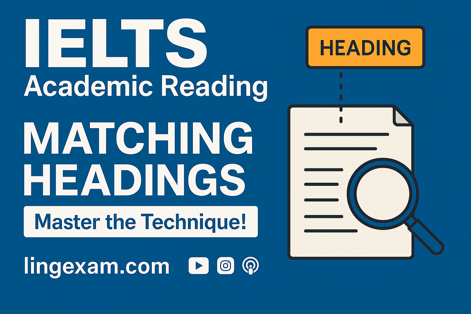 In the IELTS Academic Reading test, the Matching Headings question type is a common and sometimes challenging task. It assesses your ability to understand the main idea or general theme of specific paragraphs or sections of a passage.