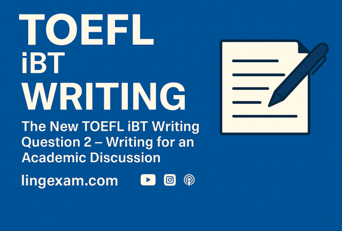 Unlock your full potential in the TOEFL iBT Writing section with this focused course on Writing for an Academic Discussion—the new format for Task 2. In just 10 minutes, you’ll be expected to read a professor’s question, evaluate peer responses, and craft a clear, well-supported post. This course equips you with proven strategies to interpret prompts, plan quickly, and write with clarity, academic tone, and confidence. Whether you’re aiming for a top score or sharpening your fluency, this course gives you everything you need to succeed—step by step.